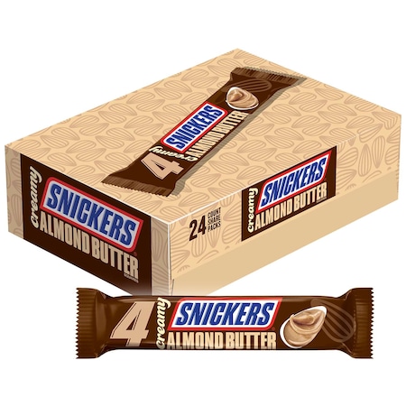Snickers Snickers Creamy Almond Sharing Size 2.8 oz., PK144 385348